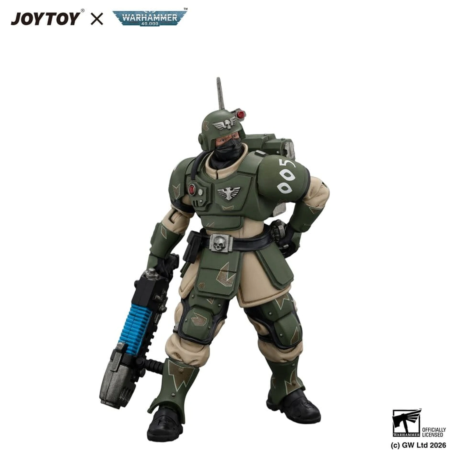 Warhammer Actionfigur Astra Militarum Kasrkin 4 mit Plasma Gun Produktfoto