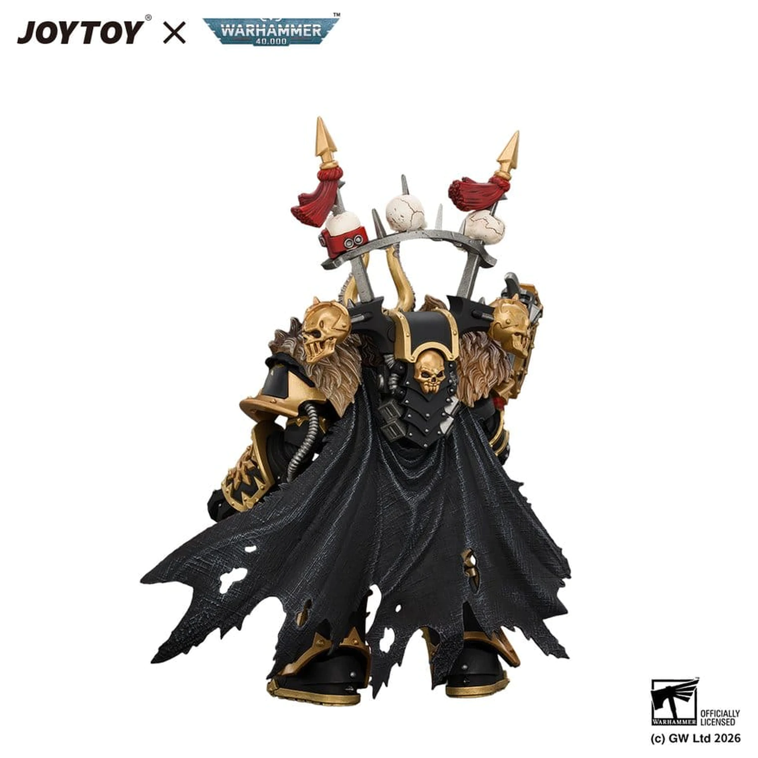 Warhammer Actionfigur Black Legion Chaos Lord 13 cm Produktfoto