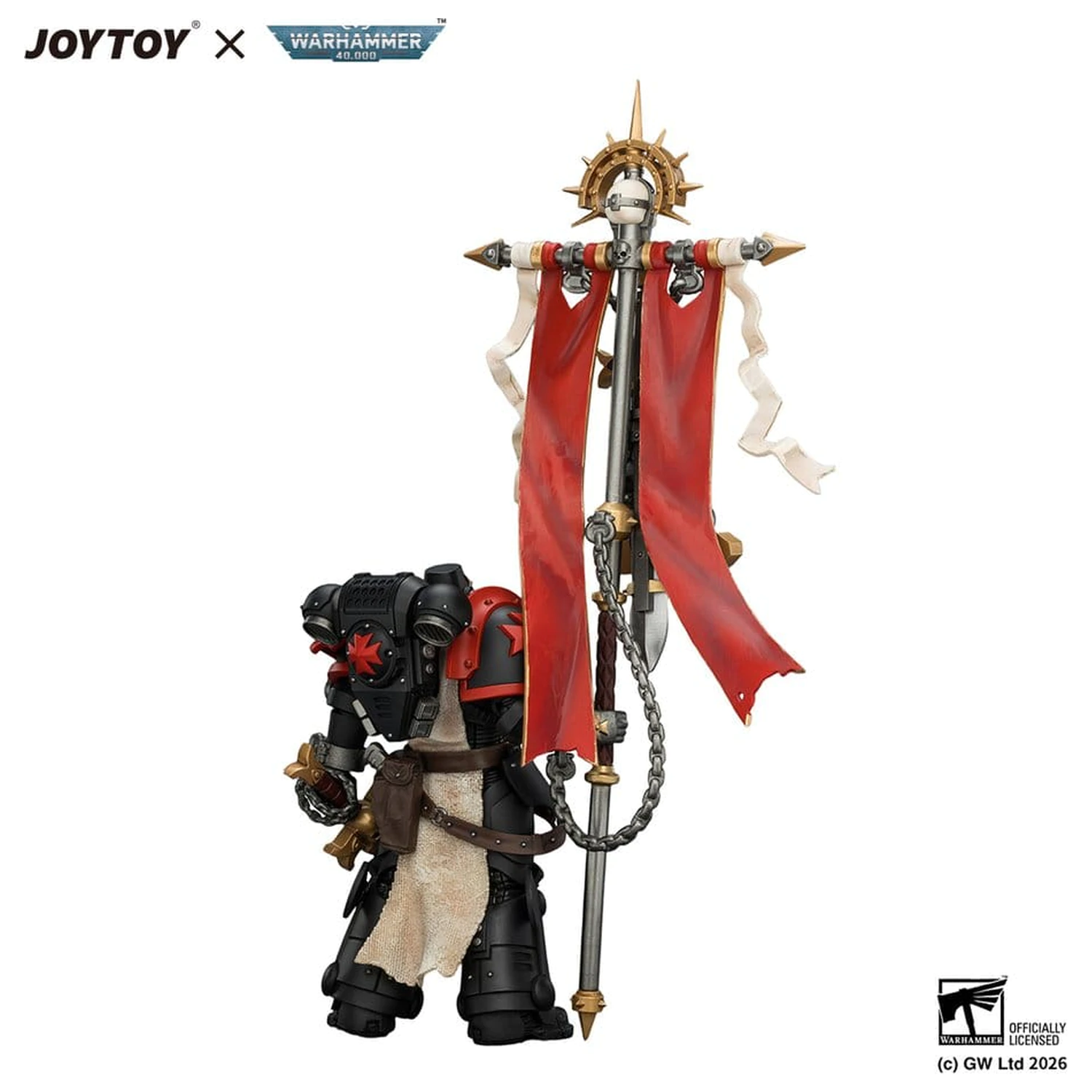 Warhammer Actionfigur Black Templars Crusader Ancient 12 cm Produktfoto