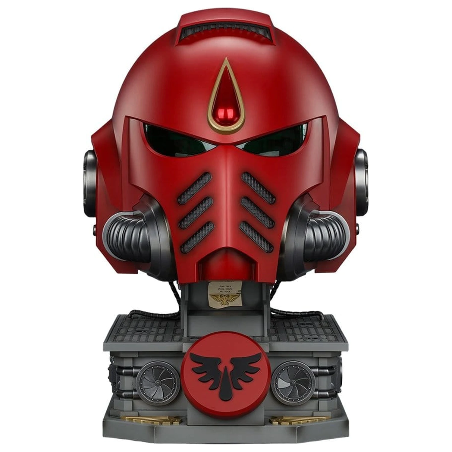 Warhammer Replica Blood Angels MkX Helm & Display Ständer 44 cm Produktfoto