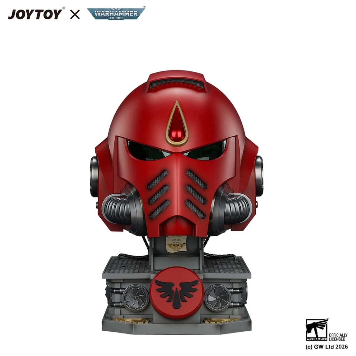 Warhammer Replica Blood Angels MkX Helm & Display Ständer 44 cm Produktfoto