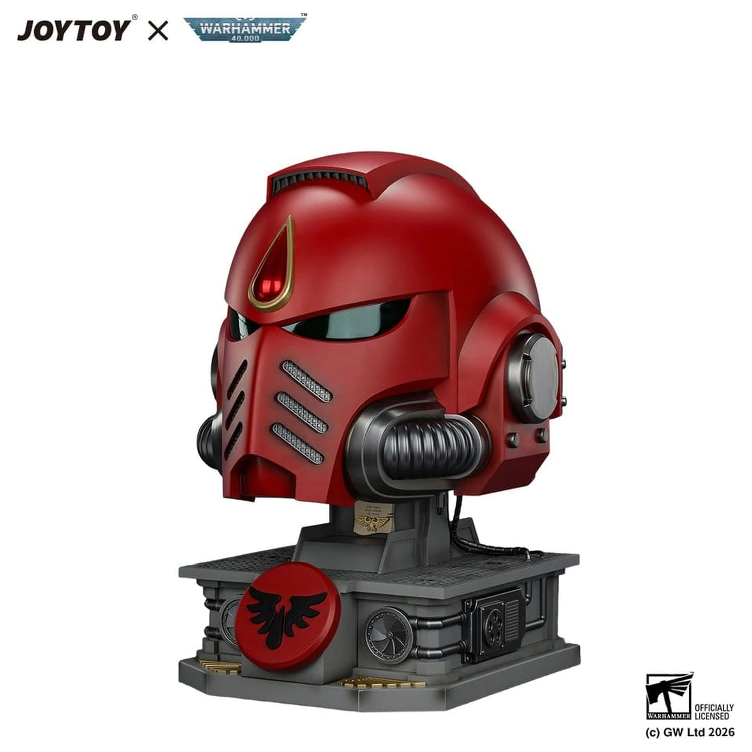 Warhammer Replica Blood Angels MkX Helm & Display Ständer 44 cm Produktfoto