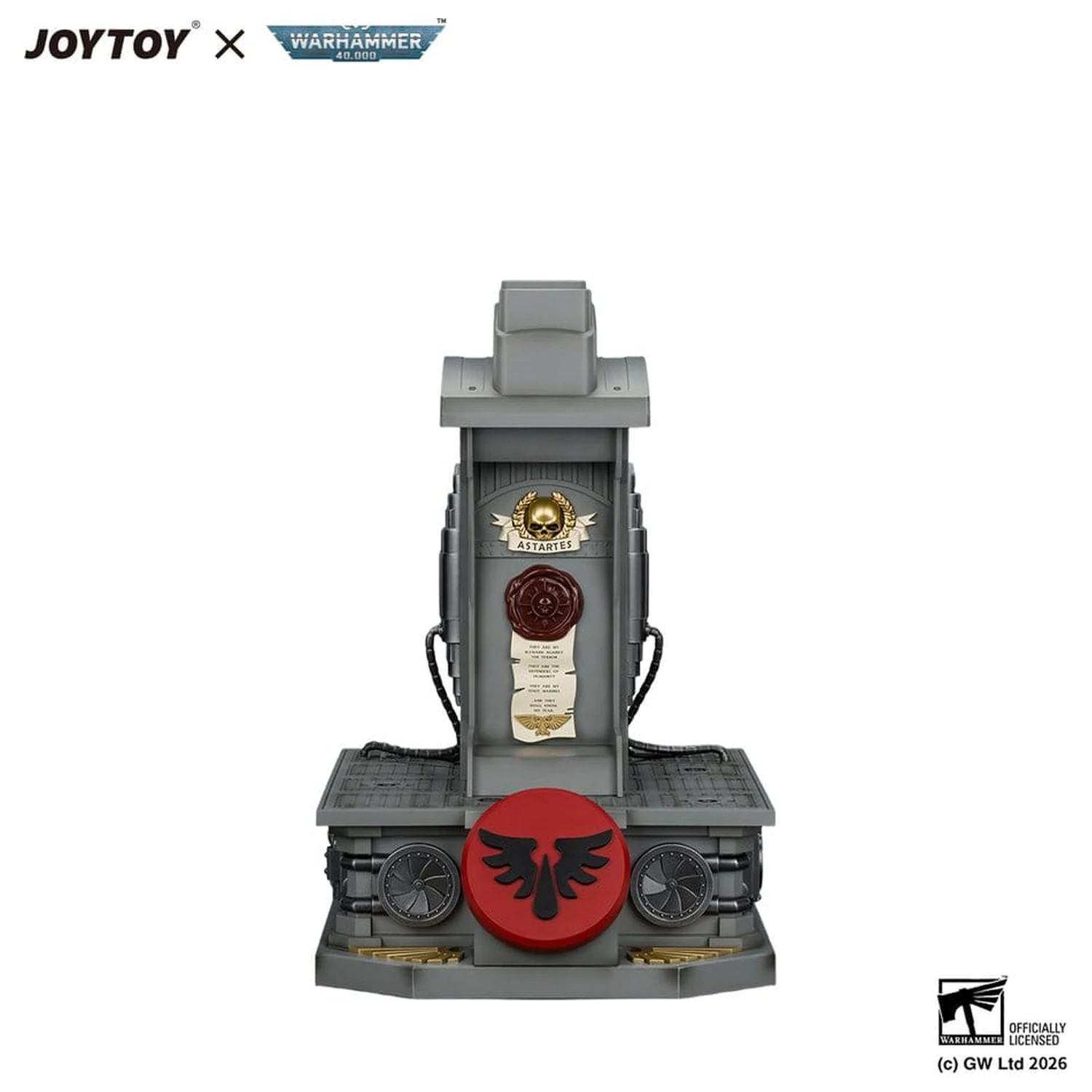 Warhammer Replica Blood Angels MkX Helm & Display Ständer 44 cm Produktfoto