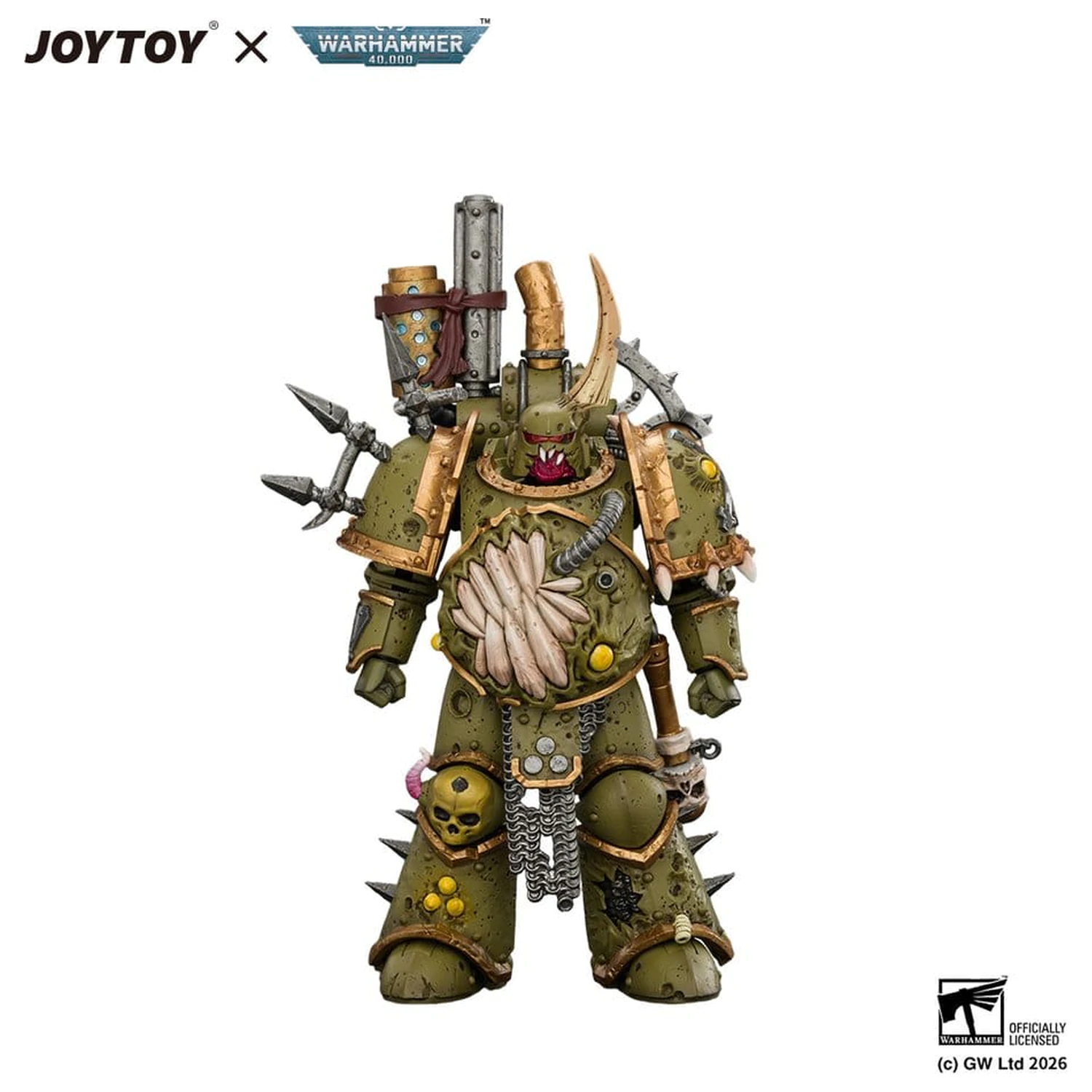 Warhammer Actionfigur Death Guard Plague Marine 1 12 cm Produktfoto
