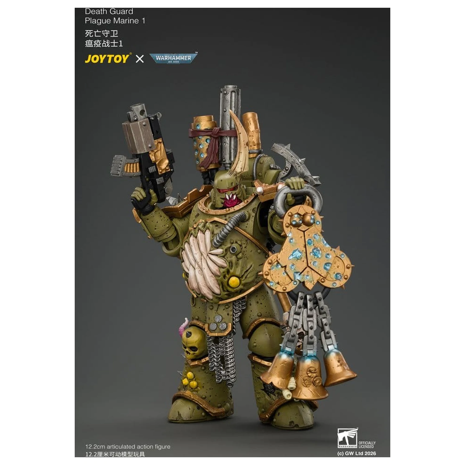 Warhammer Actionfigur Death Guard Plague Marine 1 12 cm Produktfoto
