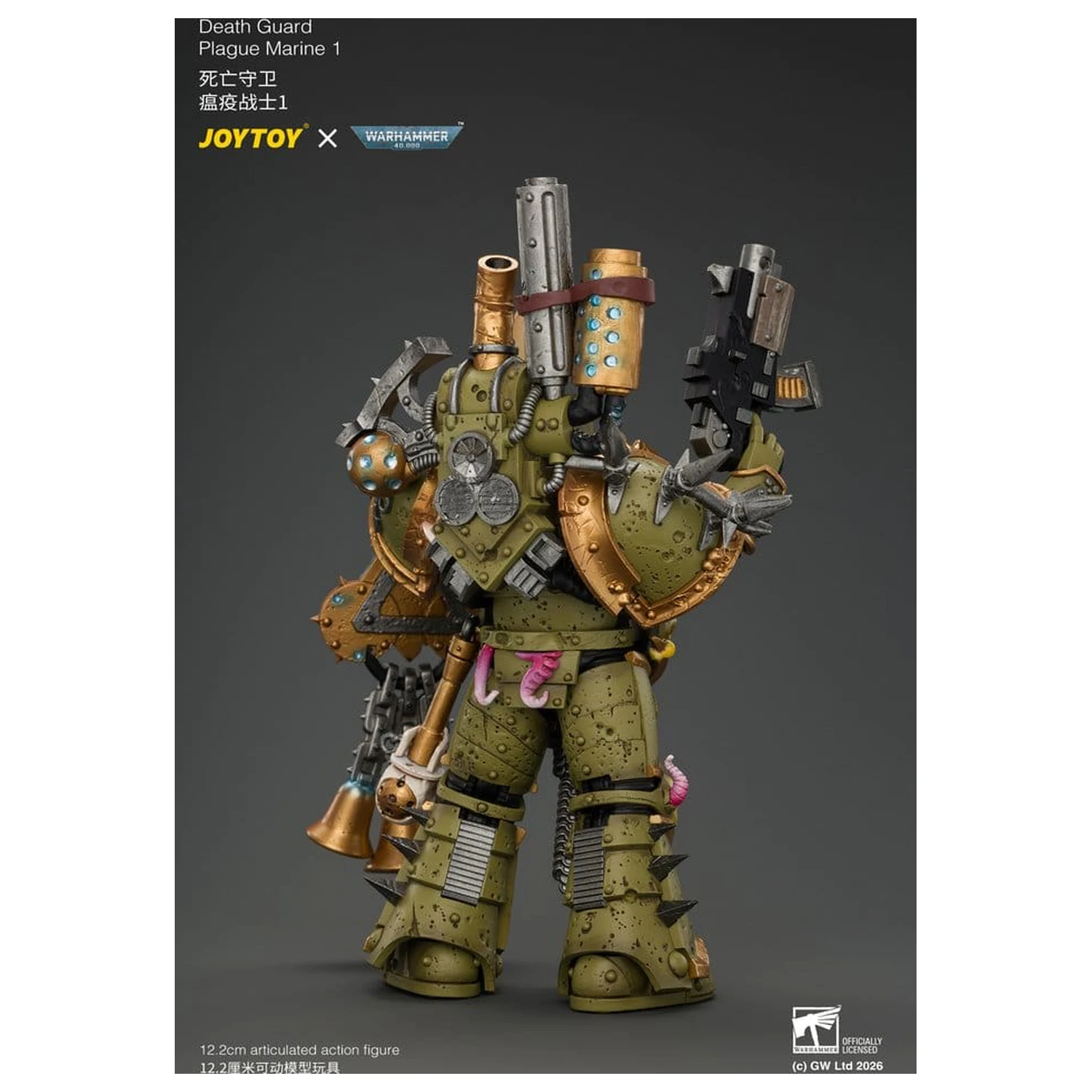 Warhammer Actionfigur Death Guard Plague Marine 1 12 cm Produktfoto