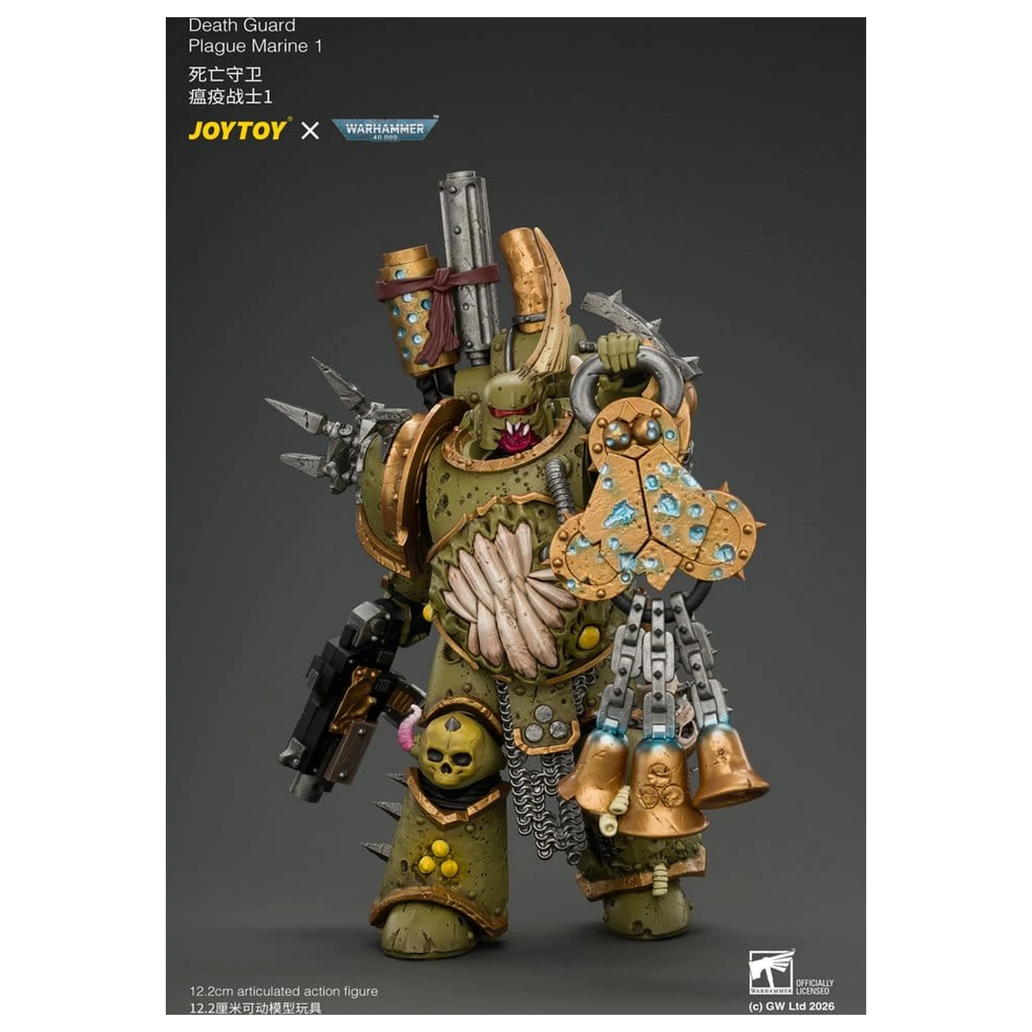 Warhammer Actionfigur Death Guard Plague Marine 1 12 cm Produktfoto