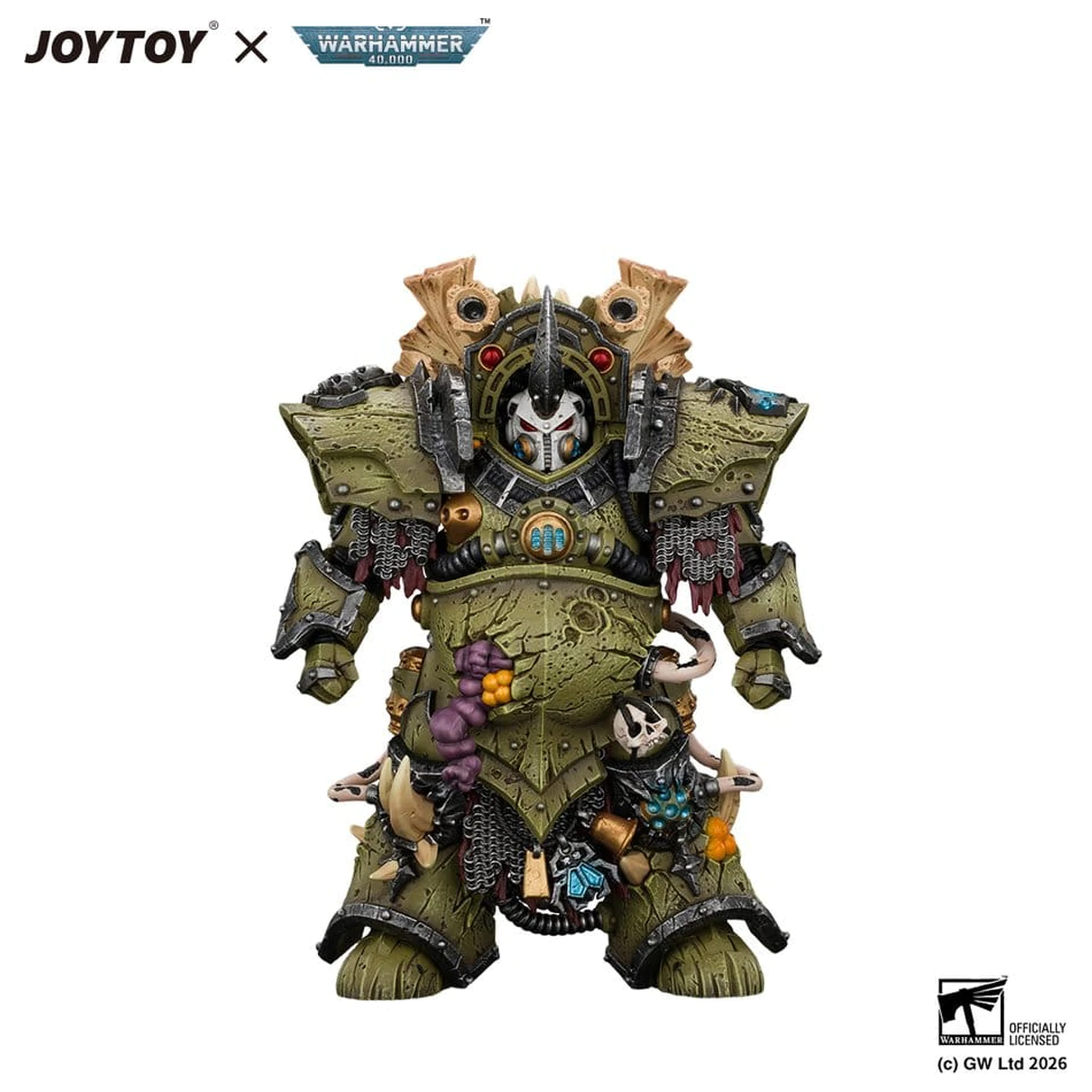 Warhammer Actionfigur Death Guard Typhus Herald of the Plague God 15 Zentimeter Produktfoto
