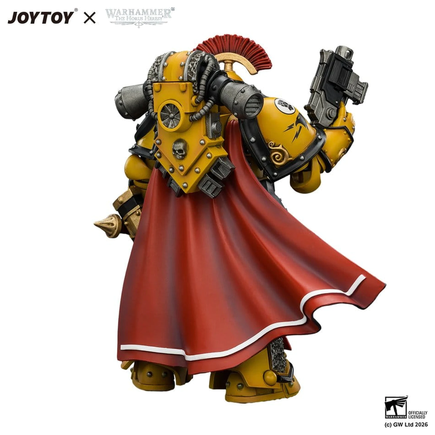Warhammer Actionfigur Imperial Fists Legion Praetor in Mk III Armour 13 cm Produktfoto