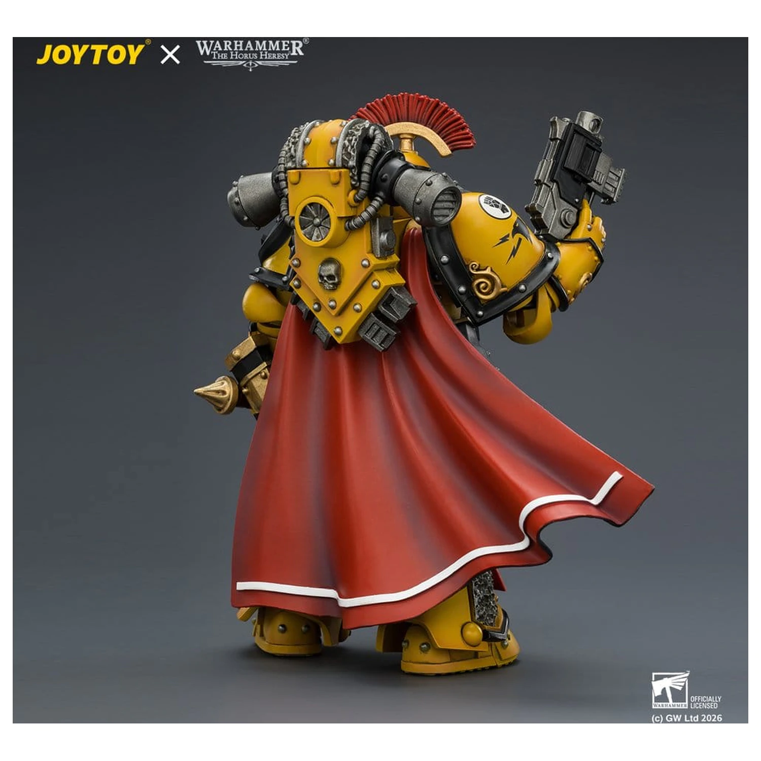 Warhammer Actionfigur Imperial Fists Legion Praetor in Mk III Armour 13 cm Produktfoto