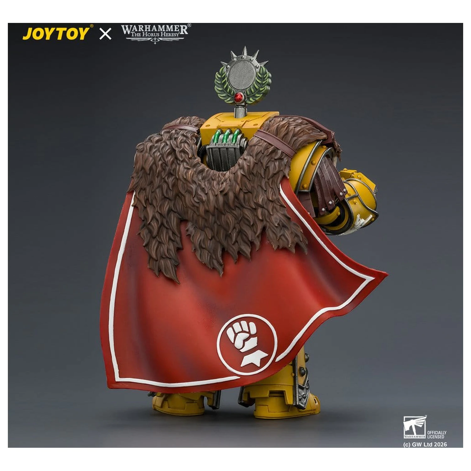Warhammer Actionfigur Imperial Fists Lord Castellan Evander Garrius, The Tyrant of Cthonia 14 cm Produktfoto