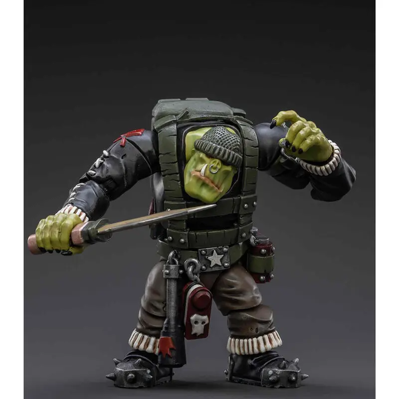 Warhammer 40k Actionfigur 1/18 Ork Kommandos Dakka Boy Rotbilge 13 cm Produktfoto