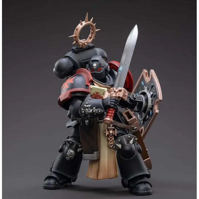 Warhammer 40k Actionfigur 1/18 Primaris Space Marines Black Templars Bladeguard Veteran 12 cm Produktfoto