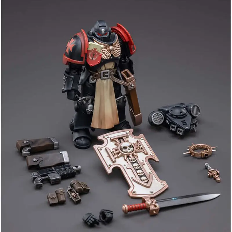 Warhammer 40k Actionfigur 1/18 Primaris Space Marines Black Templars Bladeguard Veteran 12 cm Produktfoto