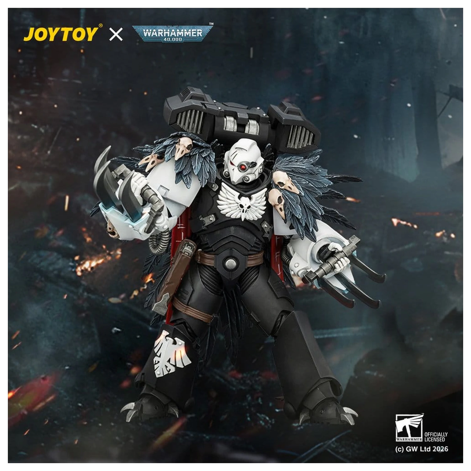 Warhammer Action-Figur Raven Guard Chapter Master Aethon Shaan 13 cm Produktfoto