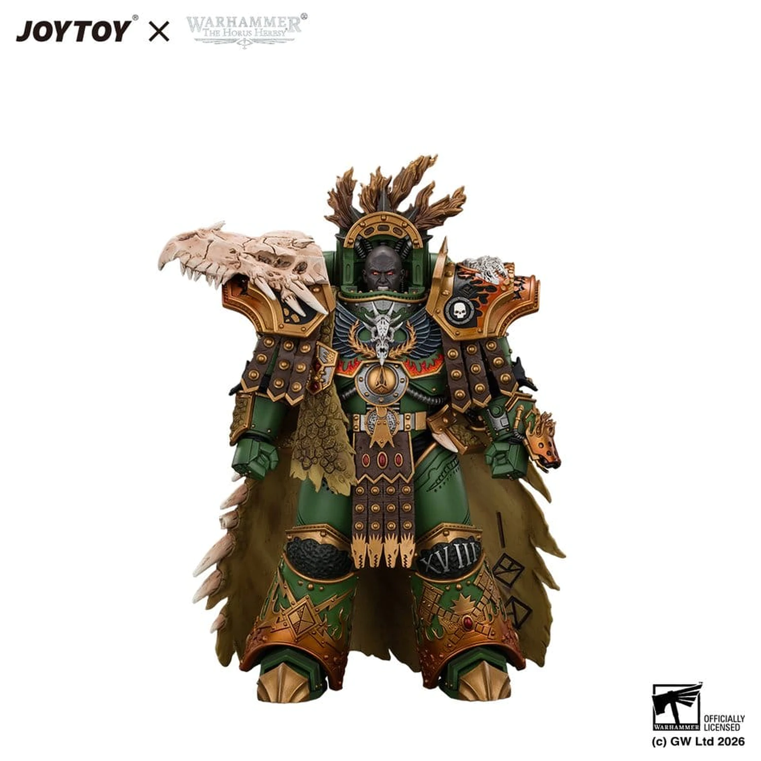 Warhammer Actionfigur Salamanders Vulkan, Primarch of the XVIIIth Legion 21 cm Produktfoto