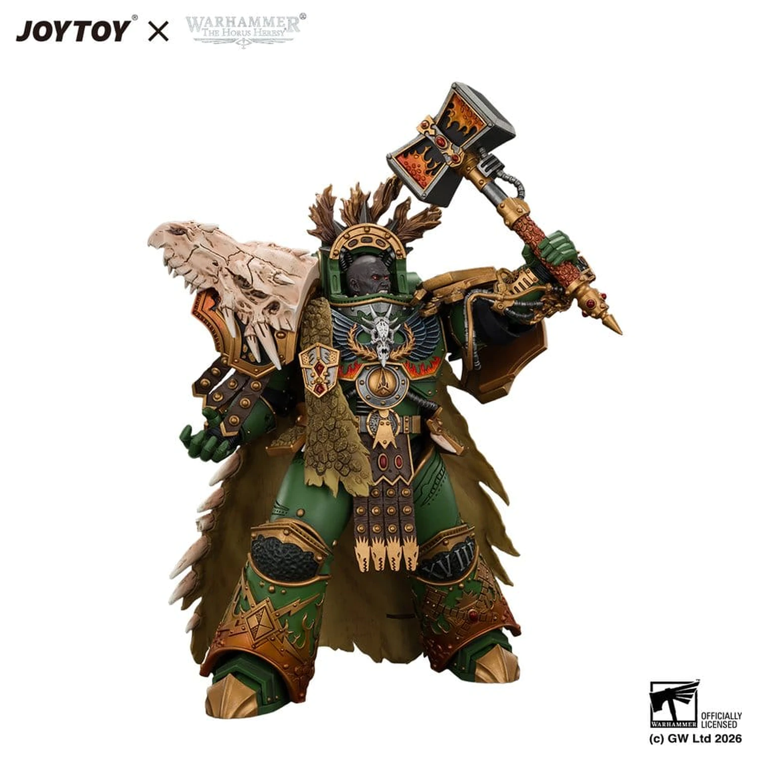 Warhammer Actionfigur Salamanders Vulkan, Primarch of the XVIIIth Legion 21 cm Produktfoto