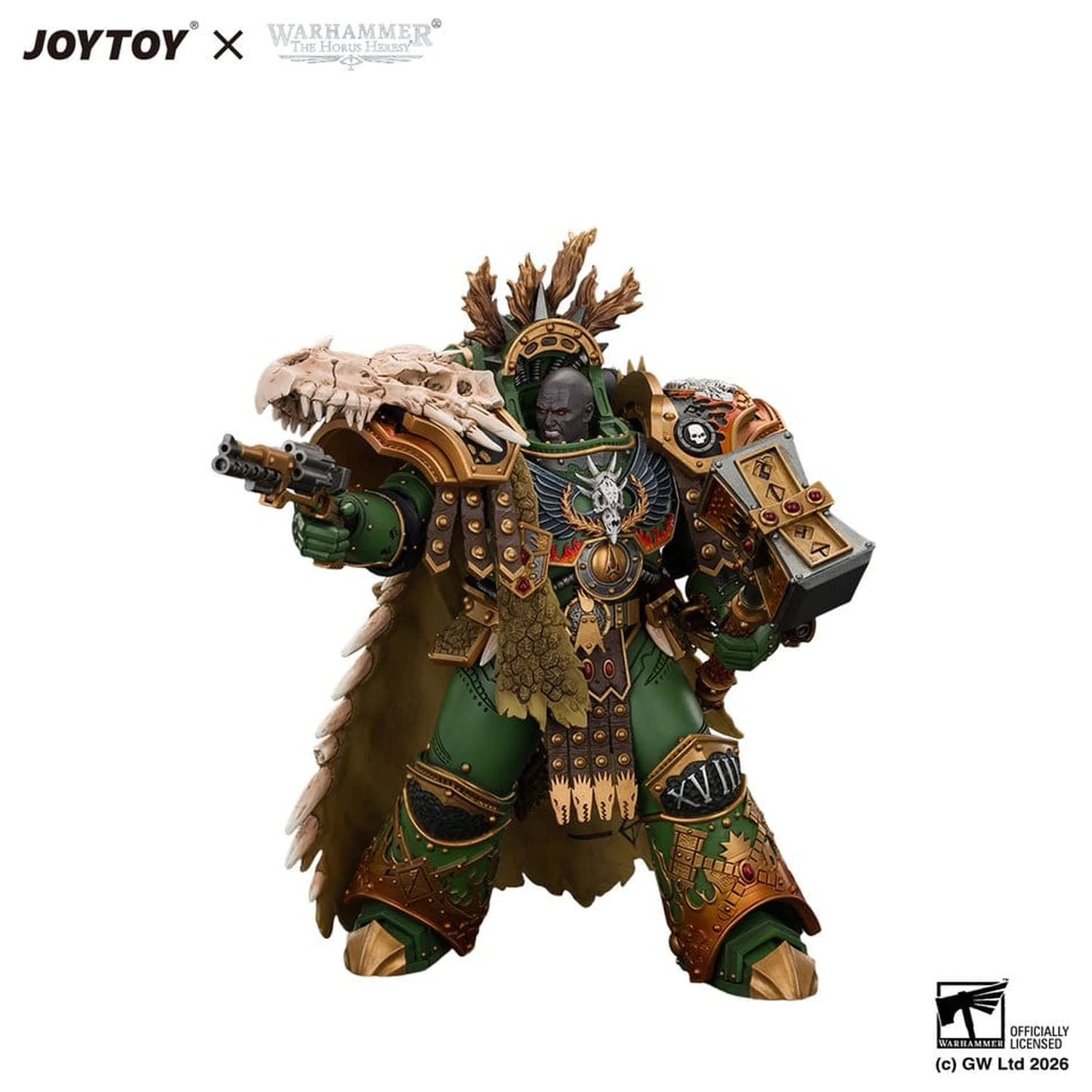 Warhammer Actionfigur Salamanders Vulkan, Primarch of the XVIIIth Legion 21 cm Produktfoto