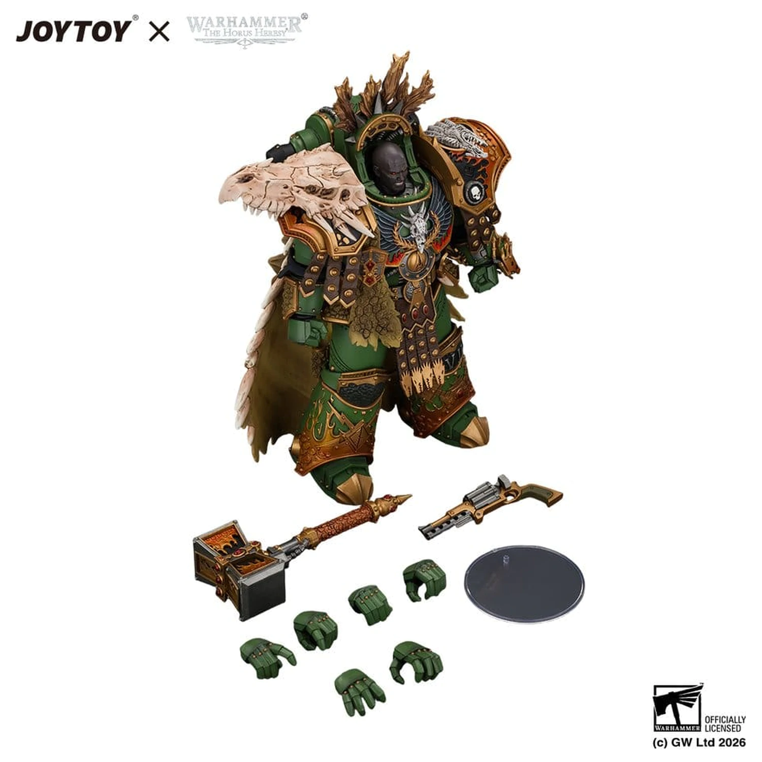 Warhammer Actionfigur Salamanders Vulkan, Primarch of the XVIIIth Legion 21 cm Produktfoto