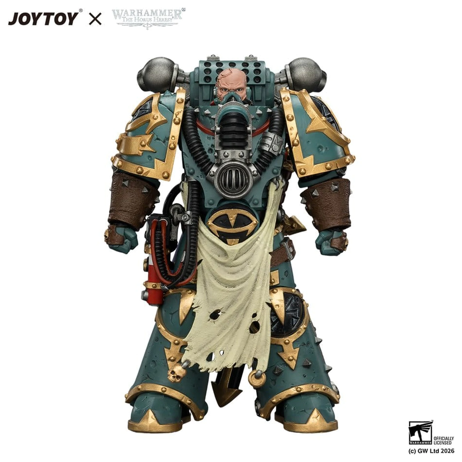 Warhammer Actionfigur Sons of Horus Maloghurst the Twisted, the Warmaster's Equerry 13 cm Produktfoto