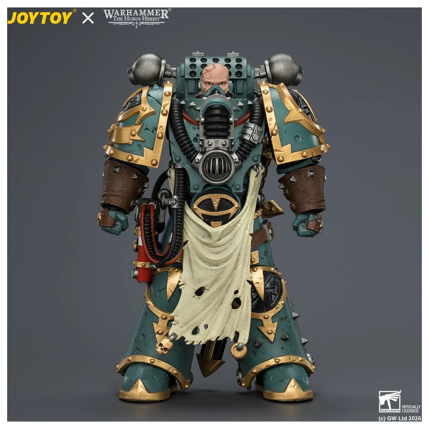 Warhammer Actionfigur Sons of Horus Maloghurst the Twisted, the Warmaster's Equerry 13 cm Produktfoto