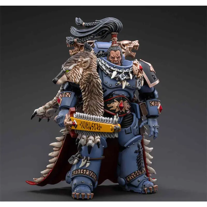 Warhammer 40k Actionfigur 1/18 Space Wolves Ragnar Blackmane 13 cm termékfotó