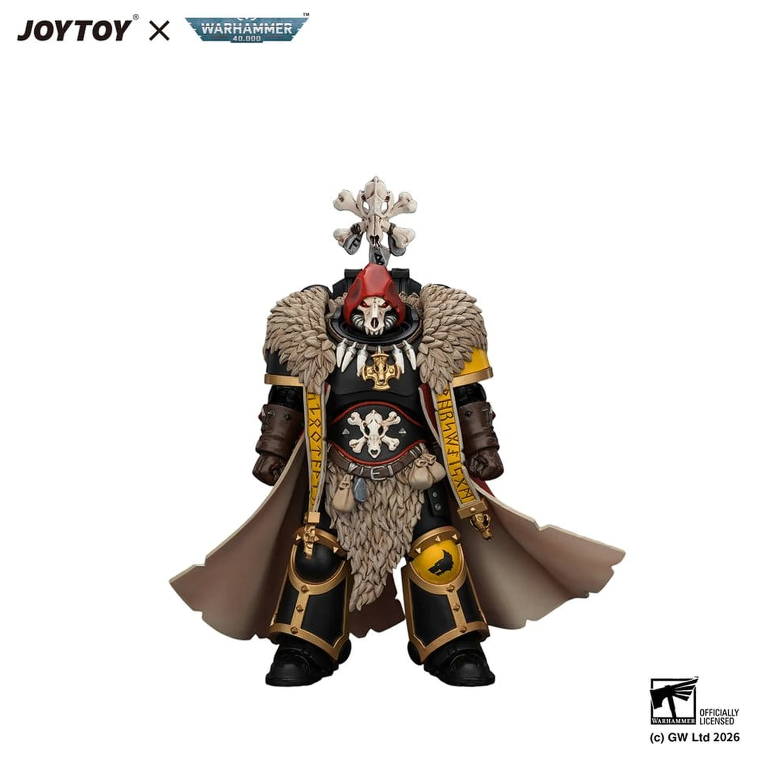 Warhammer Actionfigur Space Wolves Wolf Priest 12 cm Produktfoto