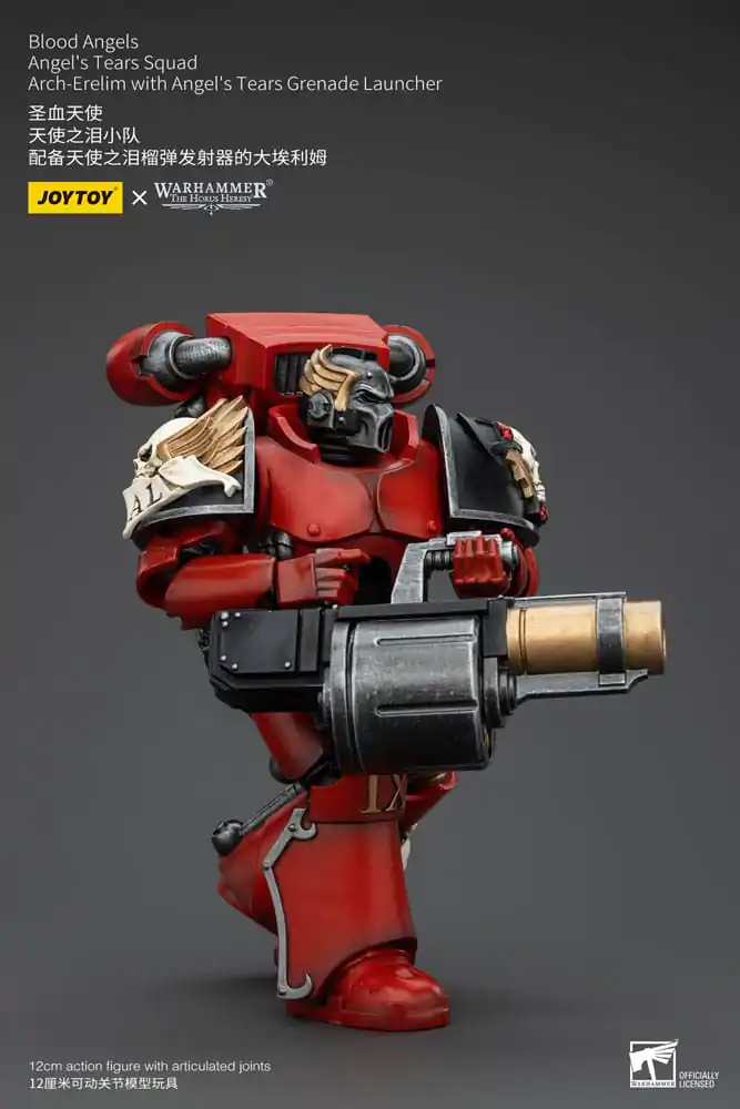 Warhammer The Horus Heresy Actionfigur 1/18 Blood Angels Angel's Tears Squad Arch-Erelim with Angel's Tears Grenade Launcher 12 cm termékfotó