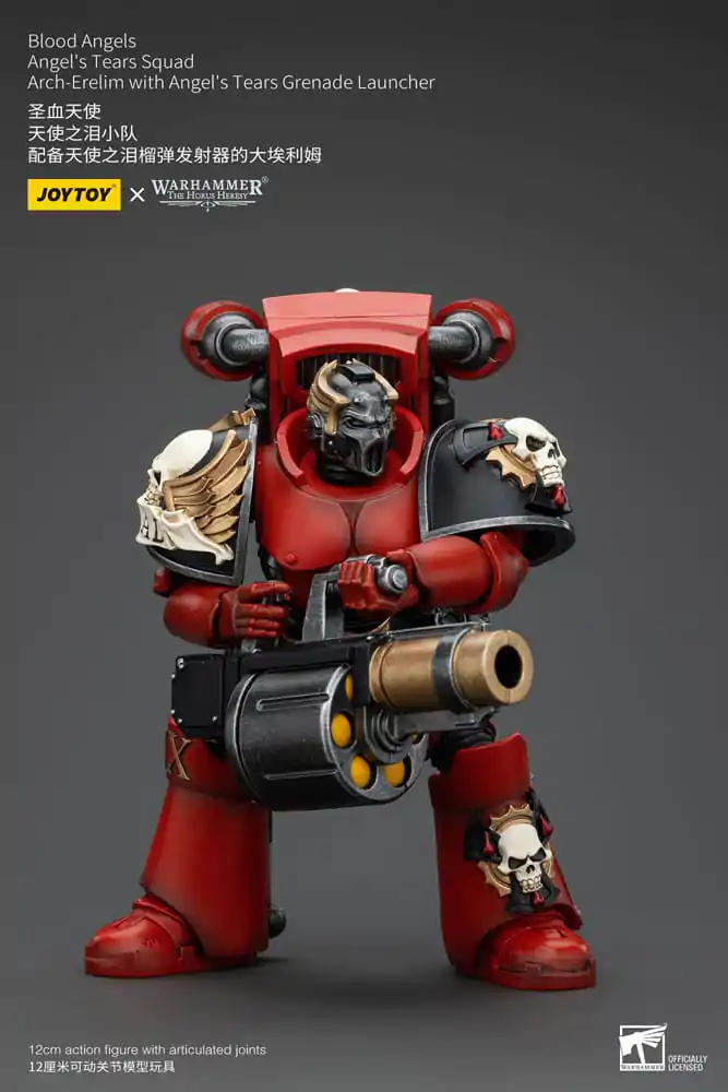 Warhammer The Horus Heresy Actionfigur 1/18 Blood Angels Angel's Tears Squad Arch-Erelim with Angel's Tears Grenade Launcher 12 cm termékfotó