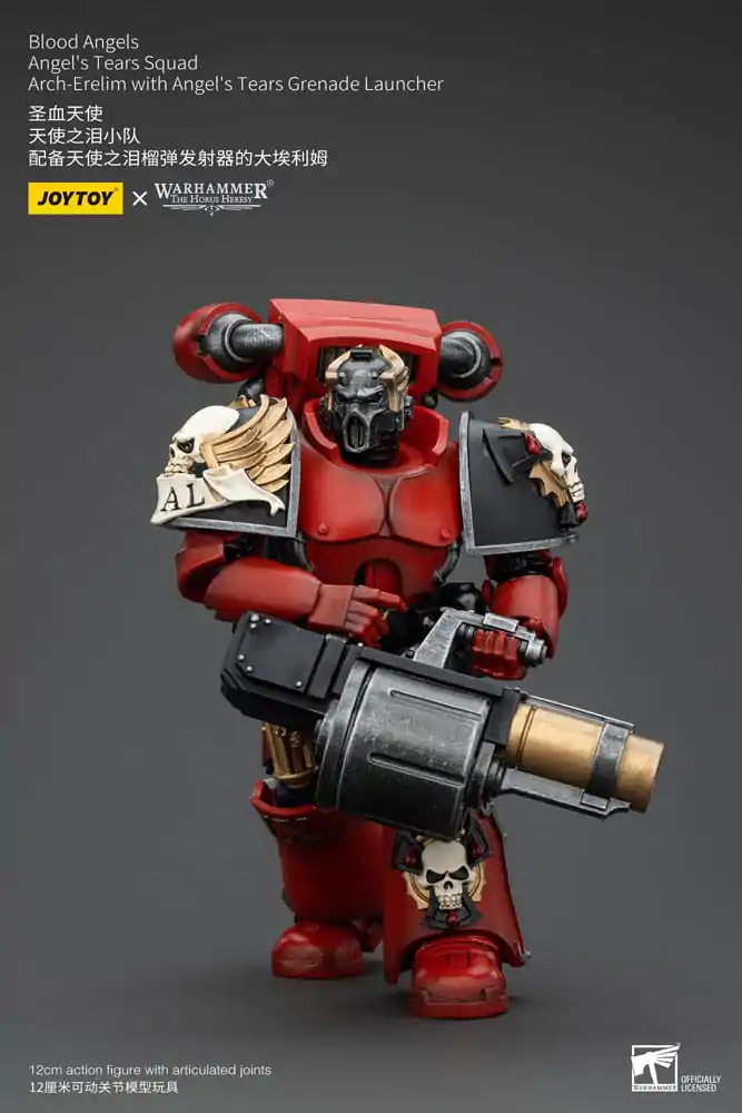 Warhammer The Horus Heresy Actionfigur 1/18 Blood Angels Angel's Tears Squad Arch-Erelim with Angel's Tears Grenade Launcher 12 cm termékfotó