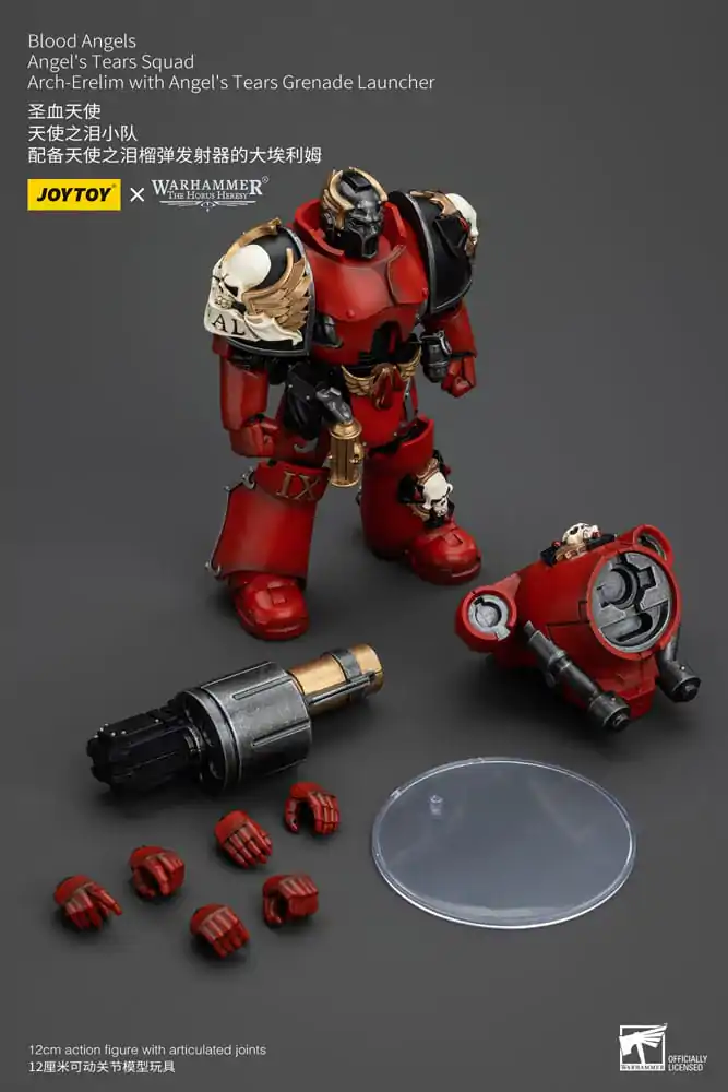 Warhammer The Horus Heresy Actionfigur 1/18 Blood Angels Angel's Tears Squad Arch-Erelim with Angel's Tears Grenade Launcher 12 cm termékfotó