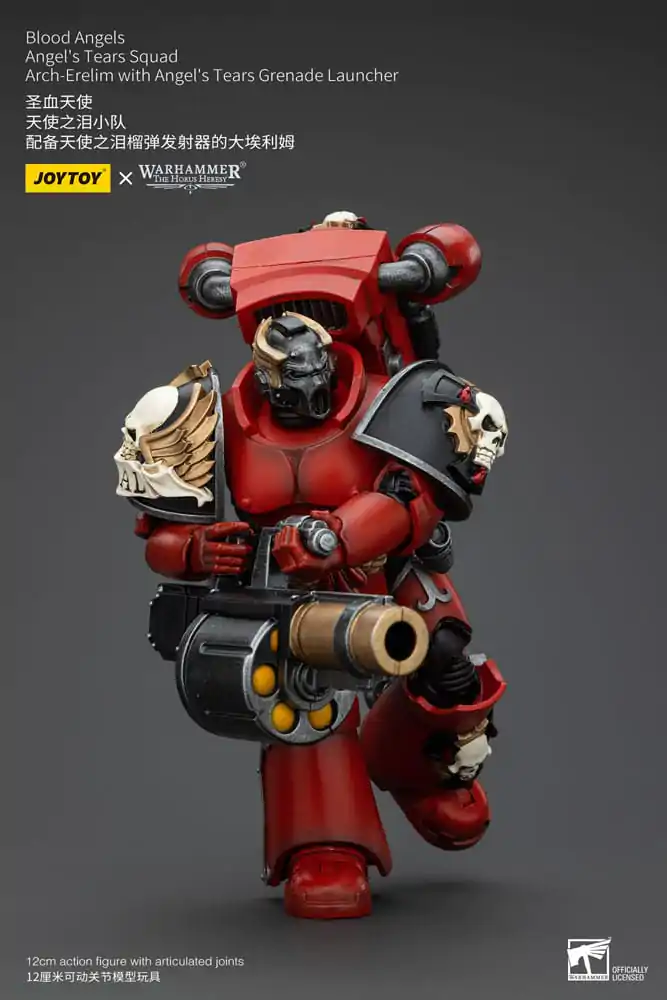 Warhammer The Horus Heresy Actionfigur 1/18 Blood Angels Angel's Tears Squad Arch-Erelim with Angel's Tears Grenade Launcher 12 cm termékfotó