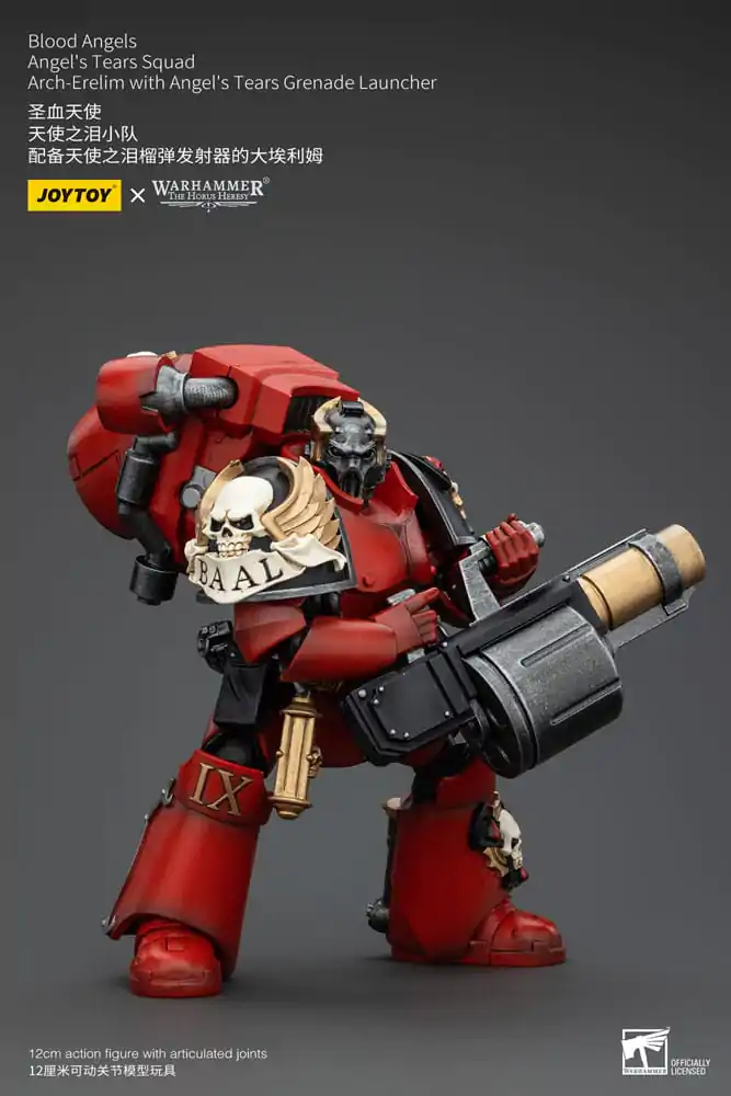 Warhammer The Horus Heresy Actionfigur 1/18 Blood Angels Angel's Tears Squad Arch-Erelim with Angel's Tears Grenade Launcher 12 cm termékfotó