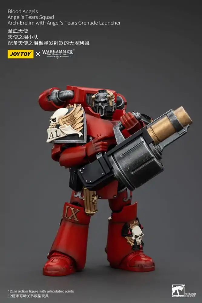 Warhammer The Horus Heresy Actionfigur 1/18 Blood Angels Angel's Tears Squad Arch-Erelim with Angel's Tears Grenade Launcher 12 cm termékfotó