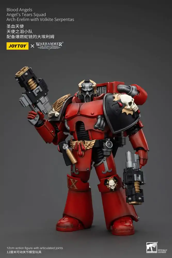 Warhammer The Horus Heresy Actionfigur 1/18 Blood Angels Angel's Tears Squad Arch-Erelim with Volkite Serpentas 12 cm termékfotó