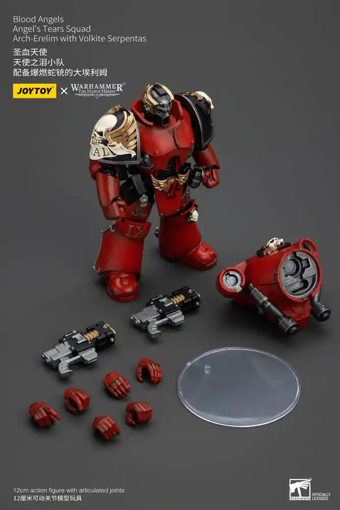 Warhammer The Horus Heresy Actionfigur 1/18 Blood Angels Angel's Tears Squad Arch-Erelim with Volkite Serpentas 12 cm termékfotó