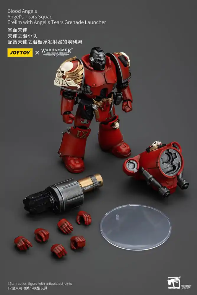 Warhammer The Horus Heresy Actionfigur 1/18 Blood Angels Angel's Tears Squad Erelim with Angel's Tears Grenade Launcher 12 cm termékfotó