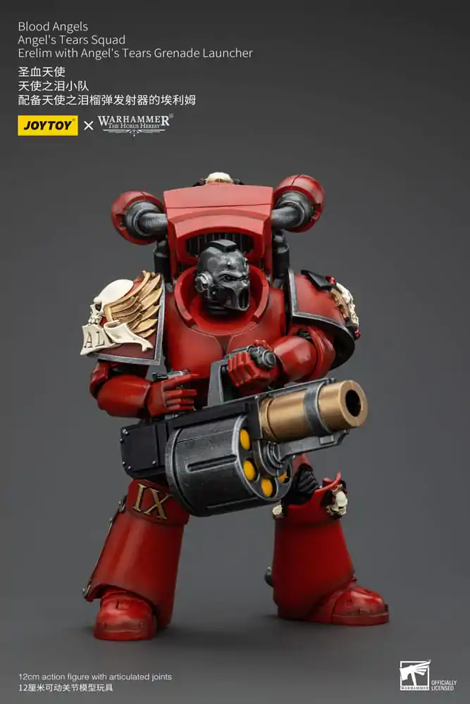 Warhammer The Horus Heresy Actionfigur 1/18 Blood Angels Angel's Tears Squad Erelim with Angel's Tears Grenade Launcher 12 cm termékfotó