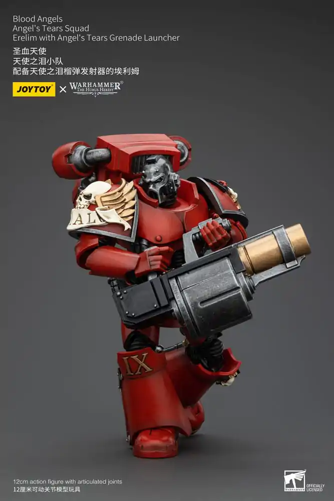 Warhammer The Horus Heresy Actionfigur 1/18 Blood Angels Angel's Tears Squad Erelim with Angel's Tears Grenade Launcher 12 cm termékfotó