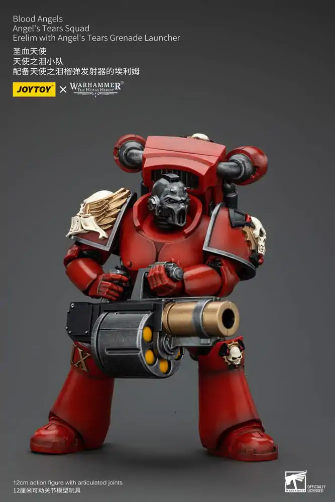 Warhammer The Horus Heresy Actionfigur 1/18 Blood Angels Angel's Tears Squad Erelim with Angel's Tears Grenade Launcher 12 cm termékfotó