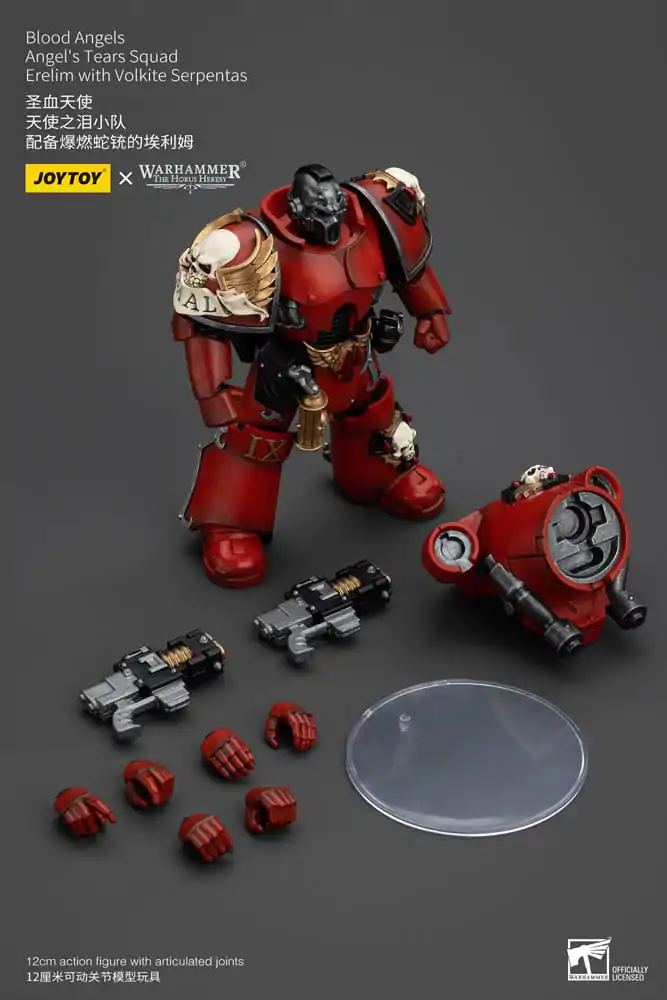 Warhammer The Horus Heresy Actionfigur 1/18 Blood Angels Angel's Tears SquadErelim with Volkite Serpentas 12 cm Produktfoto