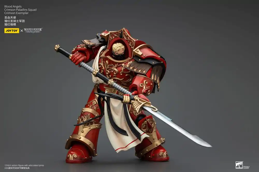 Warhammer The Horus Heresy Actionfigur 1/18 Blood Angels Crimson Paladins Squad Crimson Exemplar 14 cm termékfotó