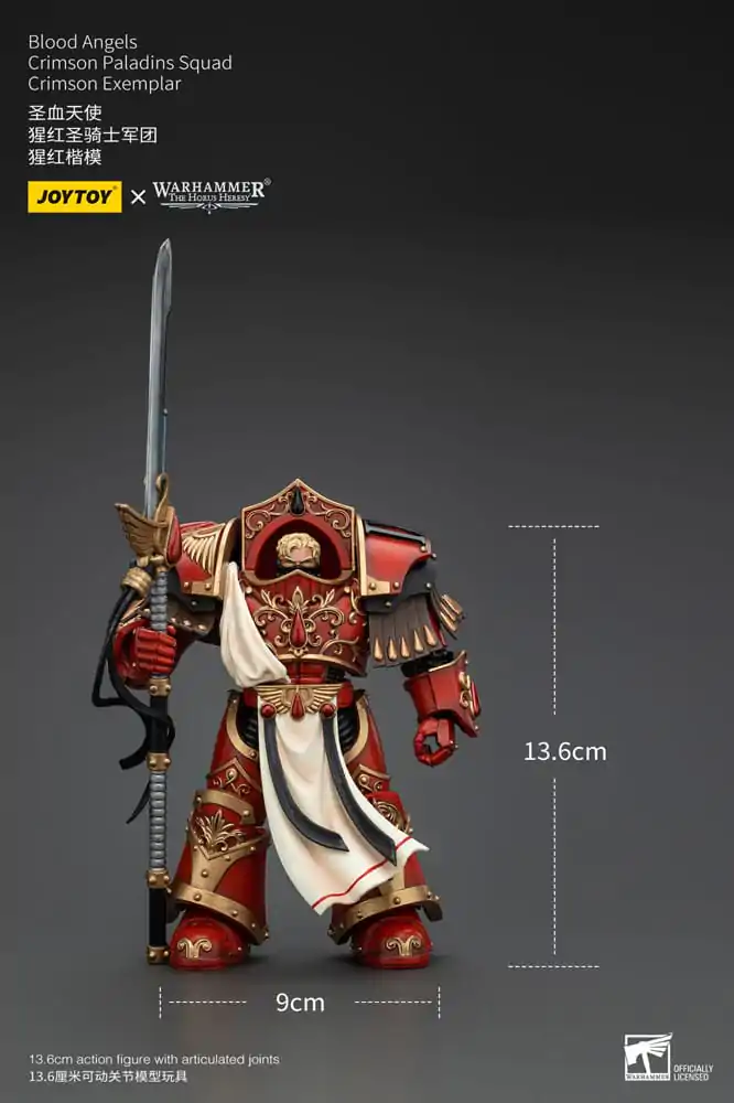 Warhammer The Horus Heresy Actionfigur 1/18 Blood Angels Crimson Paladins Squad Crimson Exemplar 14 cm termékfotó