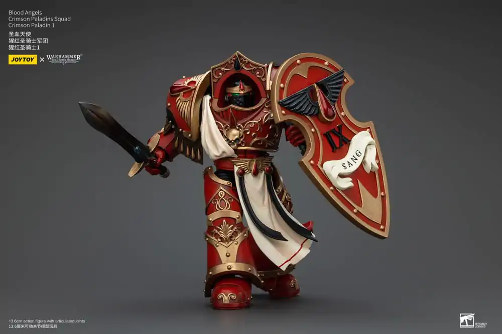 Warhammer The Horus Heresy Actionfigur 1/18 Blood Angels Crimson Paladins Squad Crimson Paladin 1 14 cm termékfotó