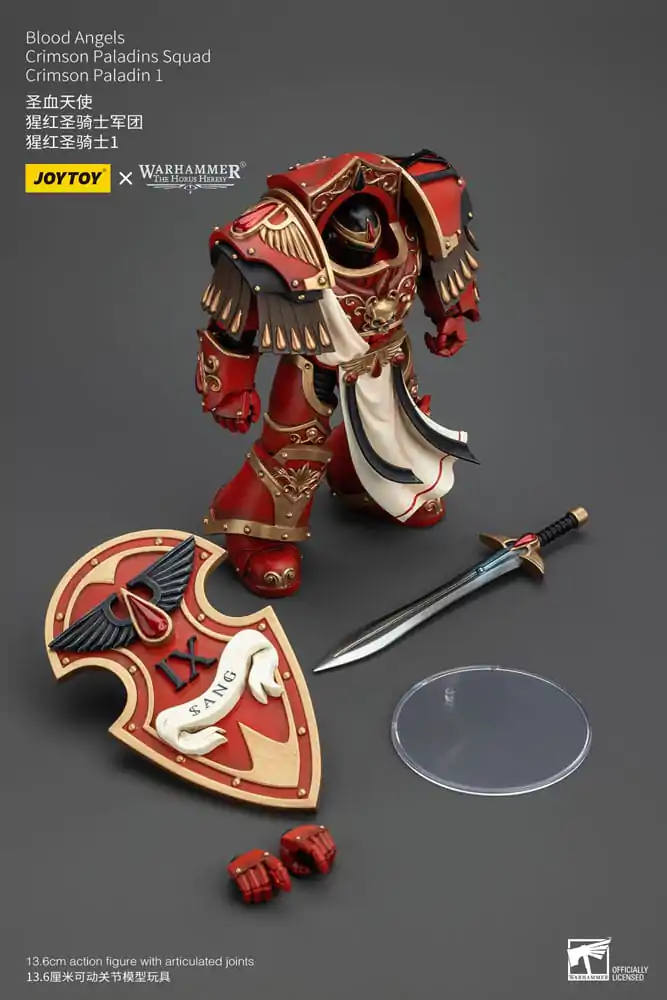 Warhammer The Horus Heresy Actionfigur 1/18 Blood Angels Crimson Paladins Squad Crimson Paladin 1 14 cm termékfotó