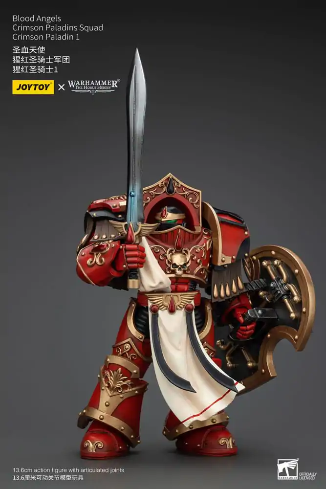 Warhammer The Horus Heresy Actionfigur 1/18 Blood Angels Crimson Paladins Squad Crimson Paladin 1 14 cm termékfotó