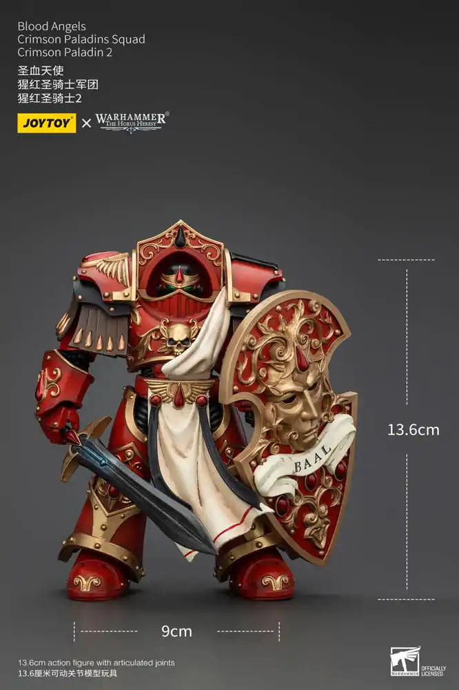 Warhammer The Horus Heresy Actionfigur 1/18 Blood Angels Crimson Paladins Squad Crimson Paladin 2 14 cm termékfotó