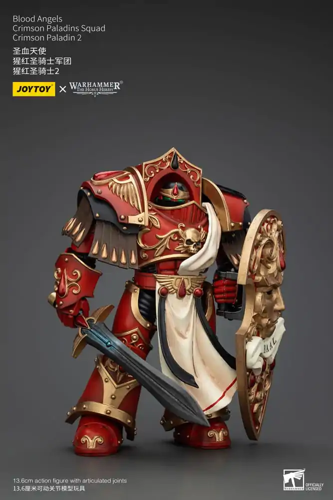 Warhammer The Horus Heresy Actionfigur 1/18 Blood Angels Crimson Paladins Squad Crimson Paladin 2 14 cm termékfotó