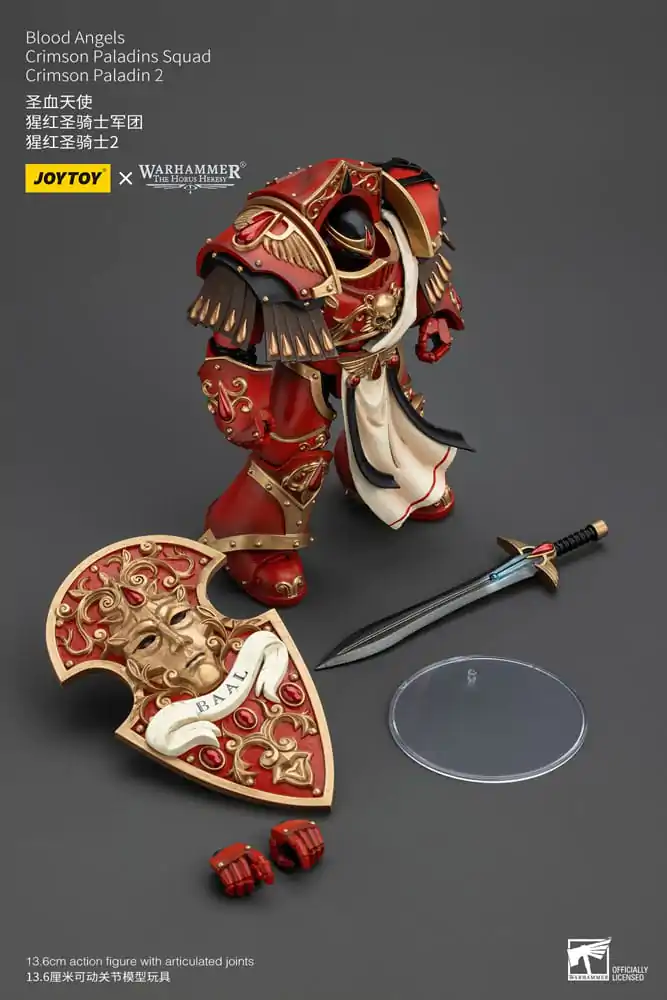 Warhammer The Horus Heresy Actionfigur 1/18 Blood Angels Crimson Paladins Squad Crimson Paladin 2 14 cm termékfotó