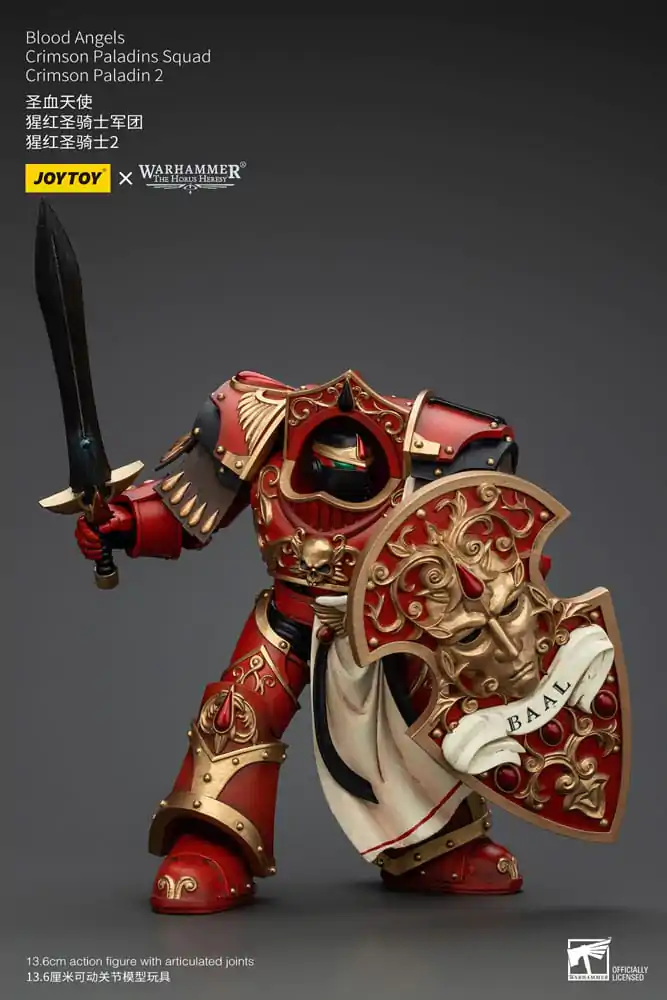 Warhammer The Horus Heresy Actionfigur 1/18 Blood Angels Crimson Paladins Squad Crimson Paladin 2 14 cm termékfotó